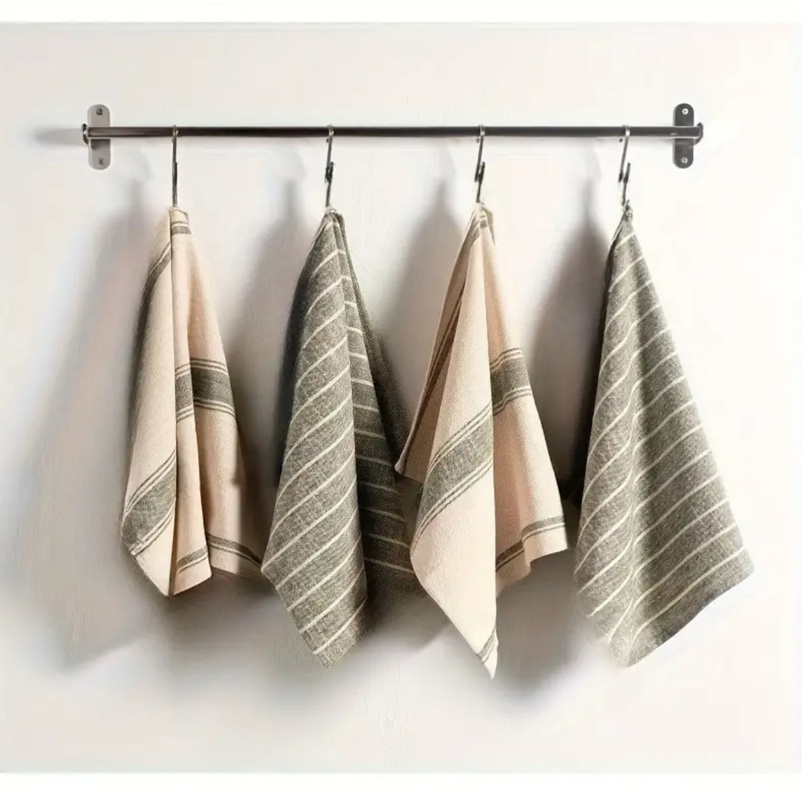 Maalähedase stiiliga köögirätikute komplekt 45.5x66 cm