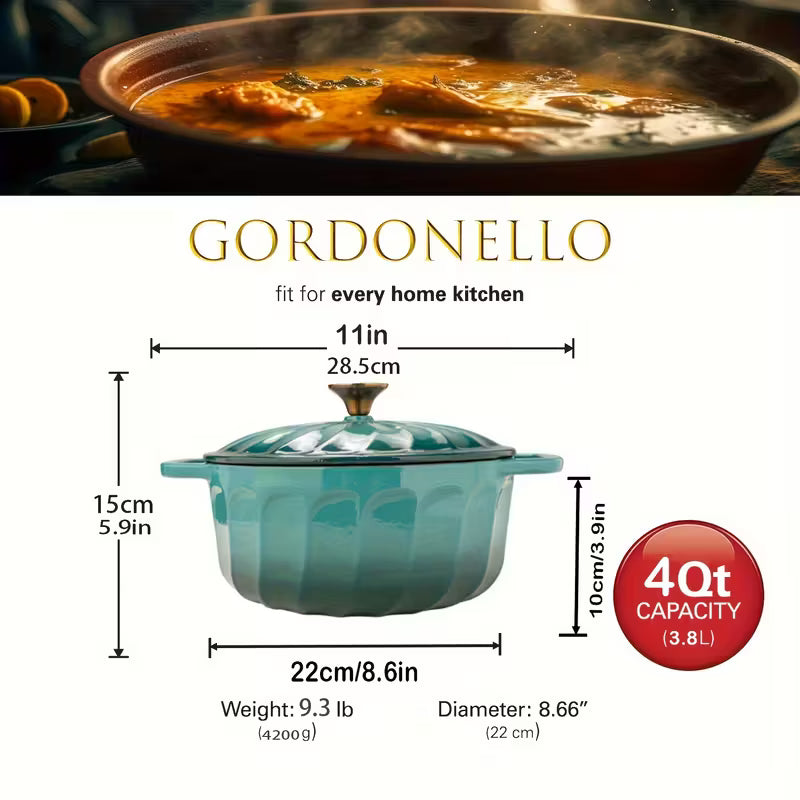 Gordonelli valuraudne hollandi pott- 3.5 L