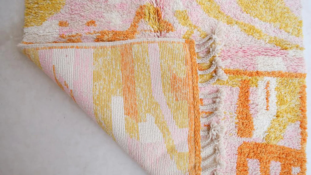 Puhasvillane Maroko berberi vaip - eritellimusel valmistatud vaip