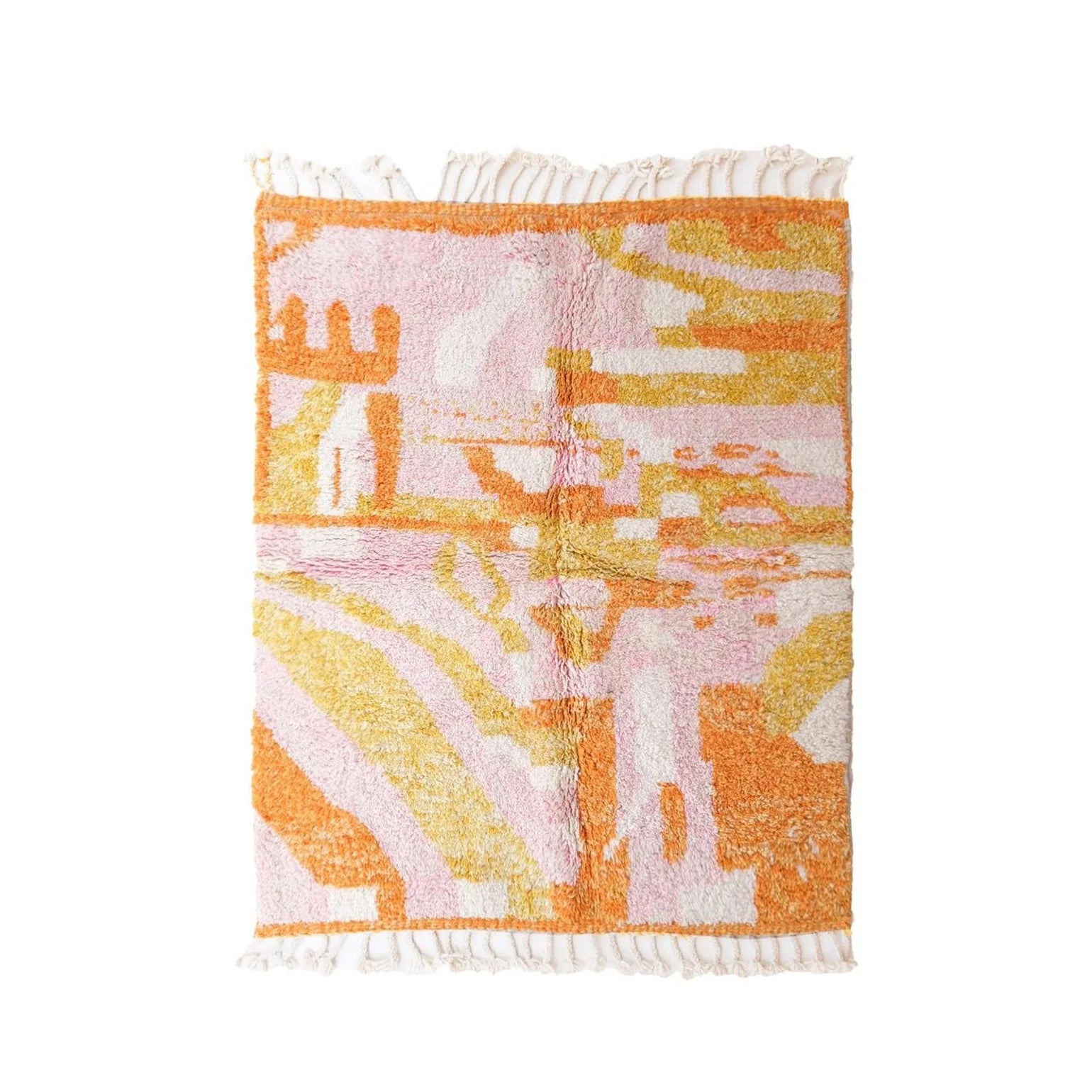 Puhasvillane Maroko berberi vaip - eritellimusel valmistatud vaip