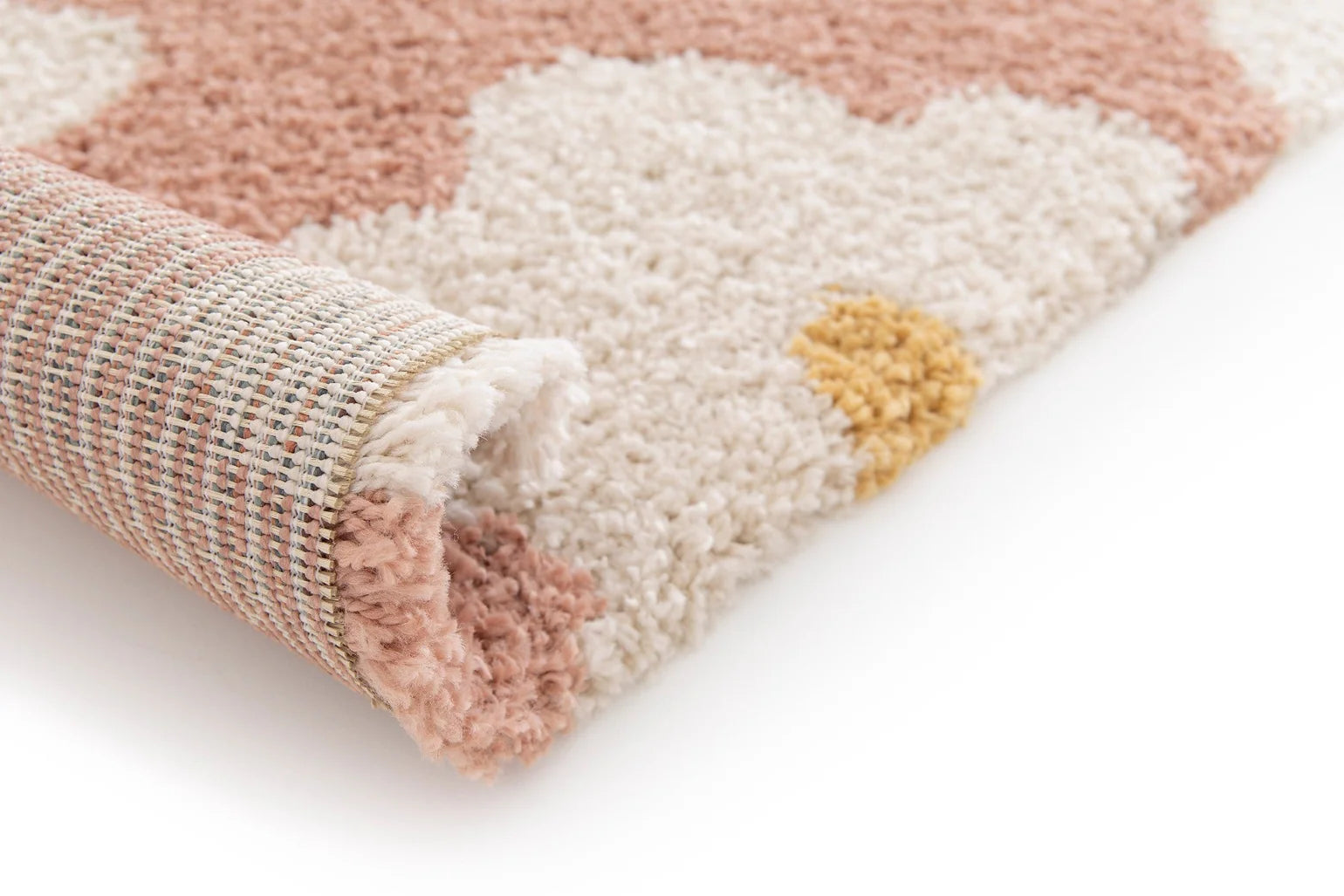 Thick and comfortable children's rug FLOWERS