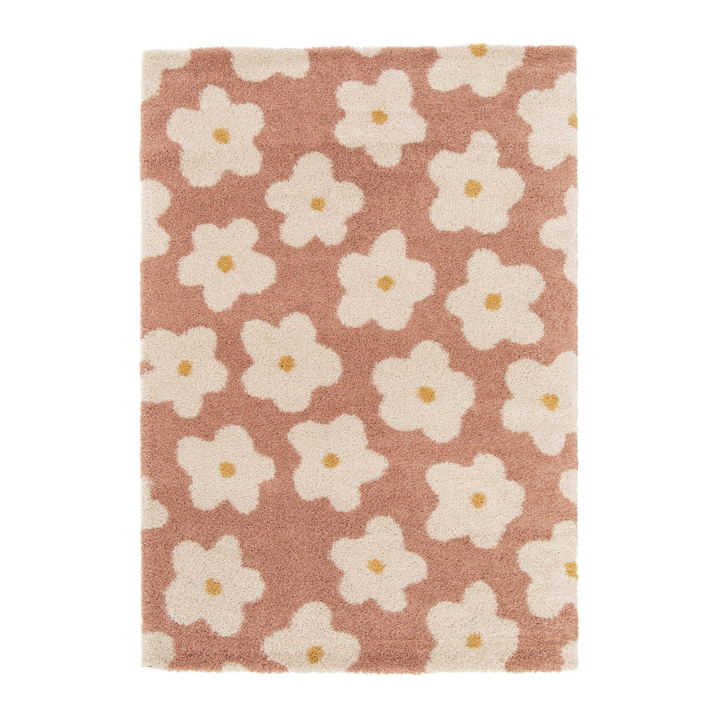 Thick and comfortable children's rug FLOWERS