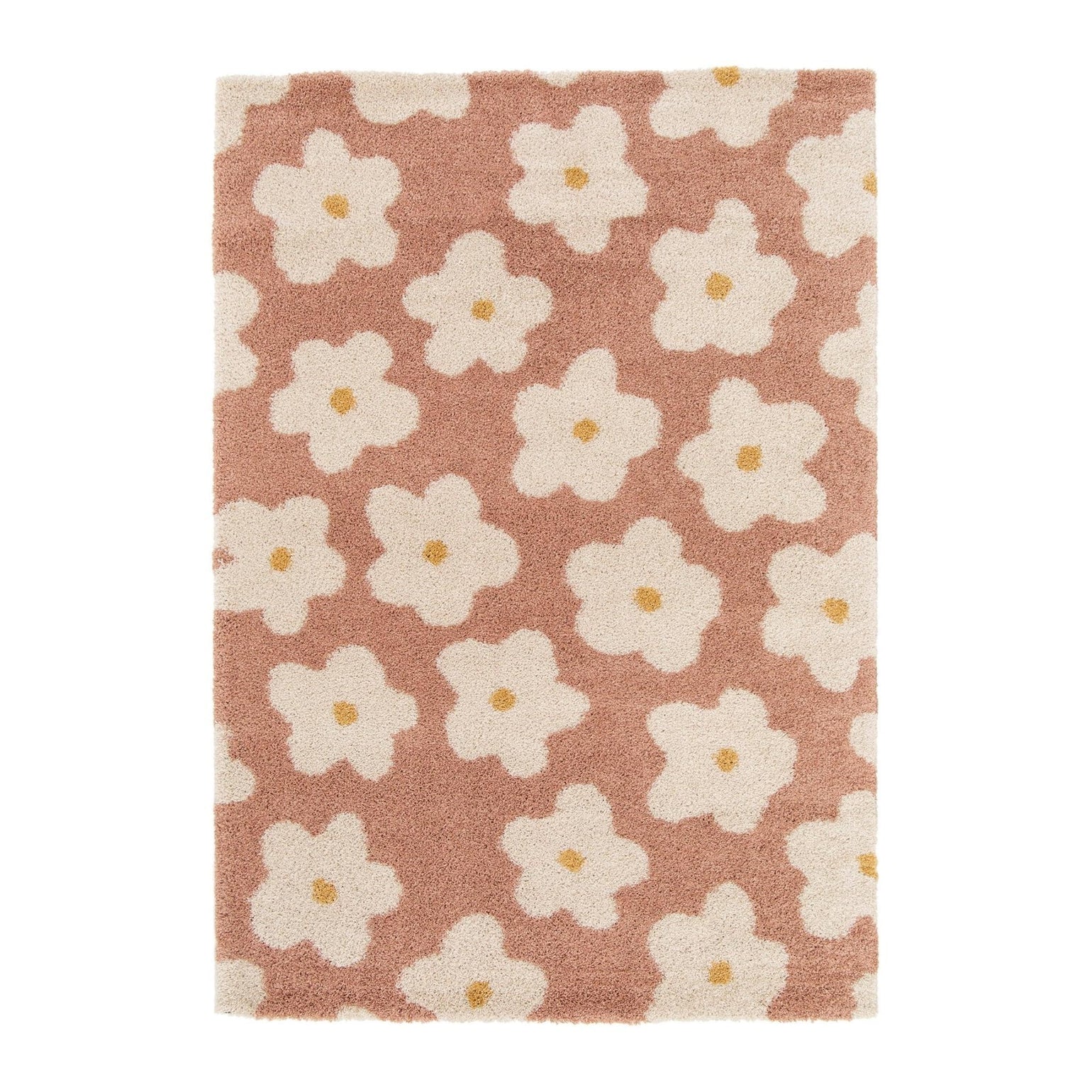 Thick and comfortable children's rug FLOWERS
