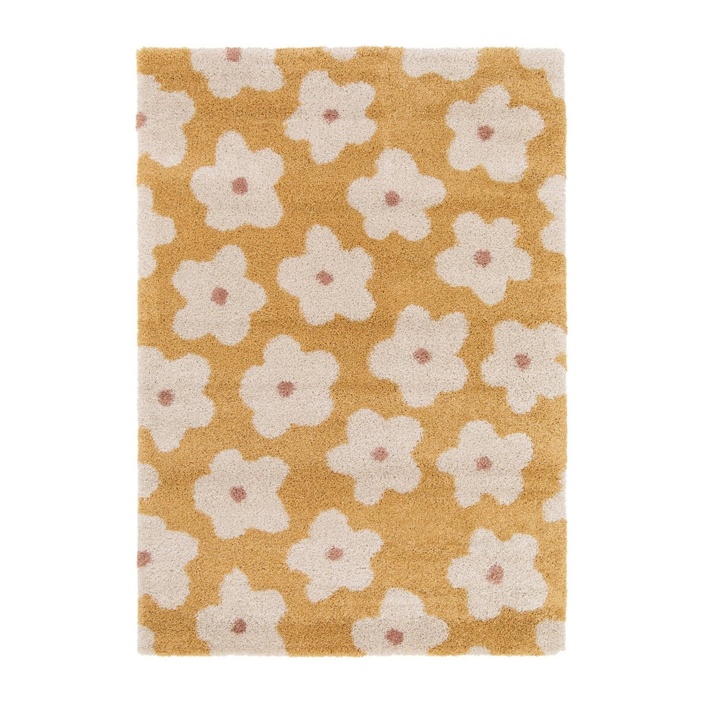 Thick and comfortable children's rug FLOWERS