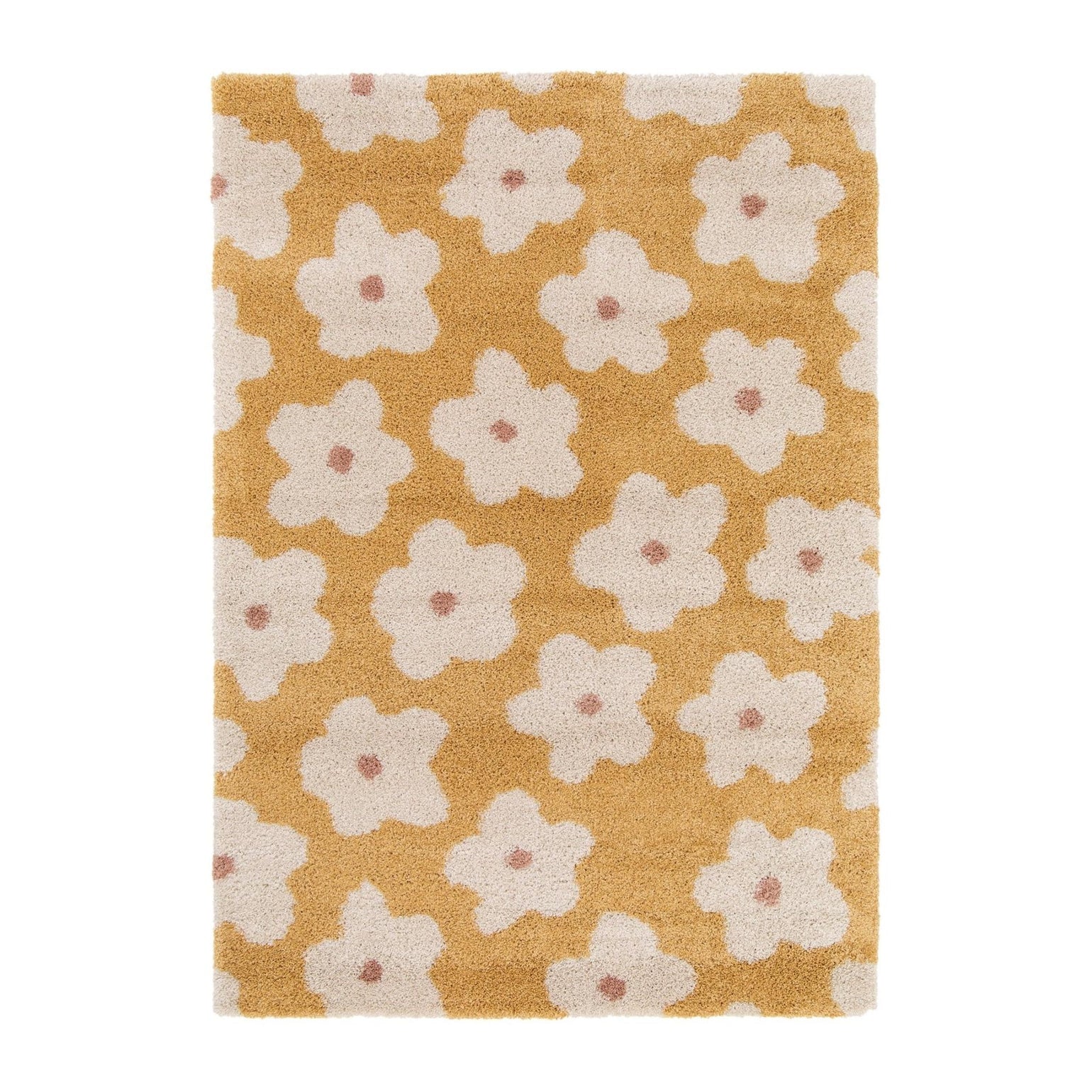 Thick and comfortable children's rug FLOWERS