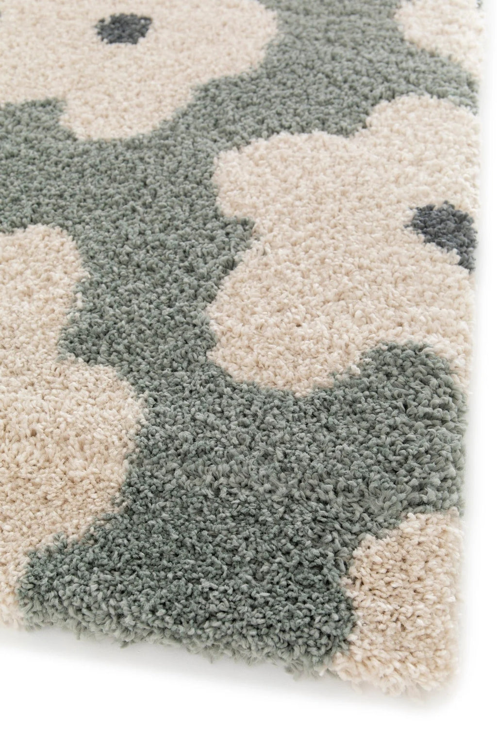 Thick and comfortable children's rug FLOWERS