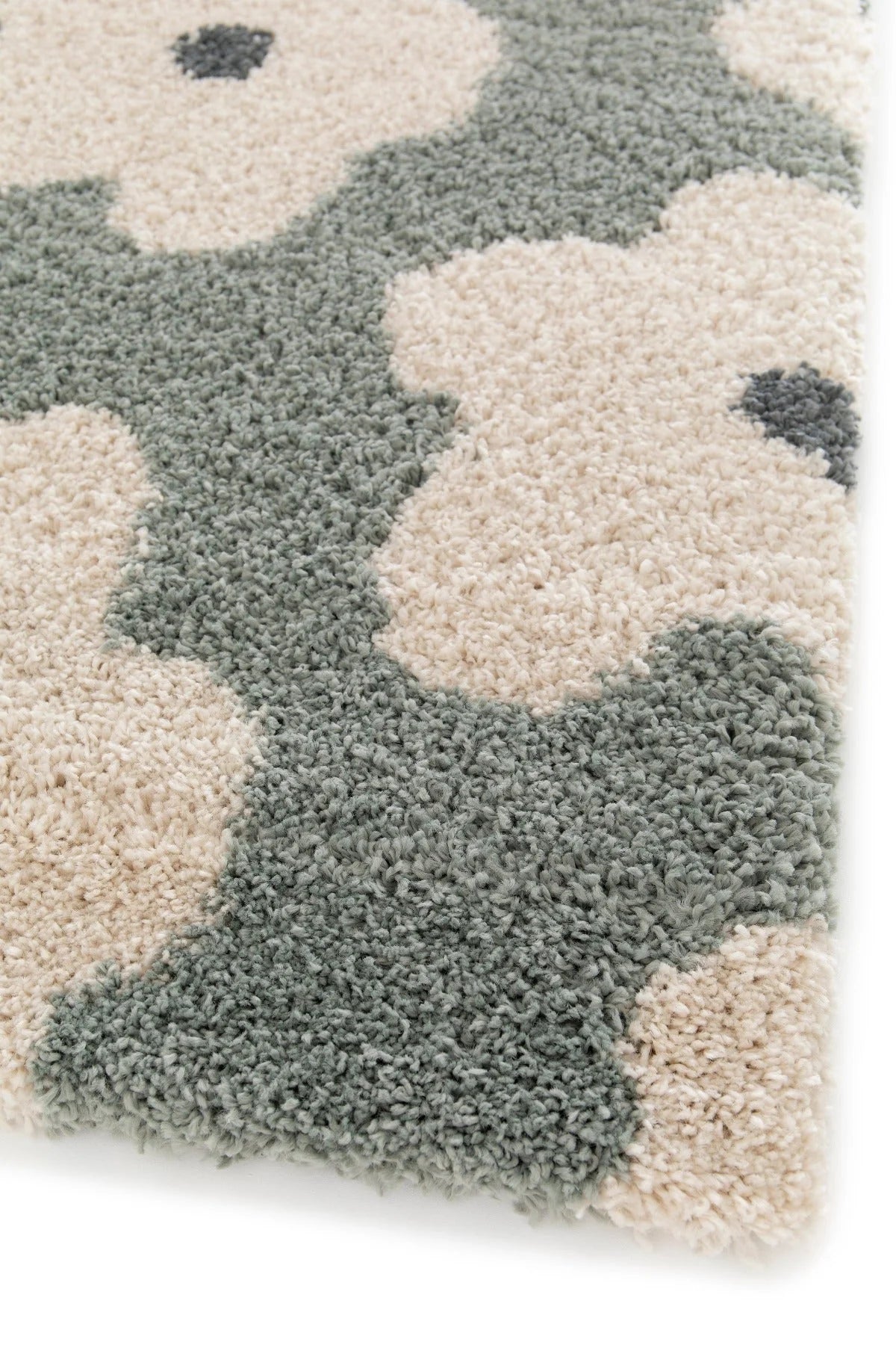 Thick and comfortable children's rug FLOWERS